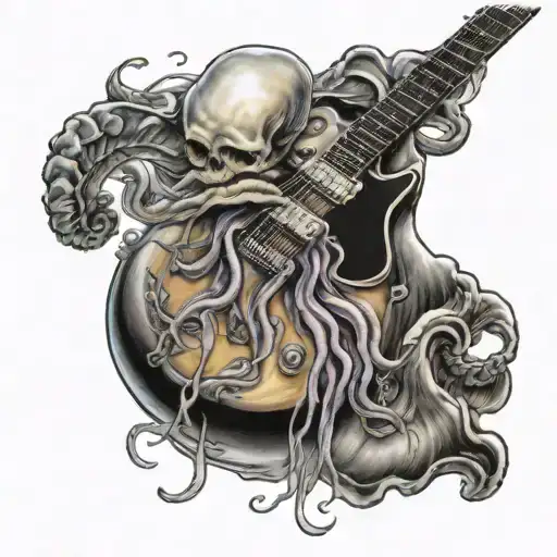 Jelly Fish Witha Guitar