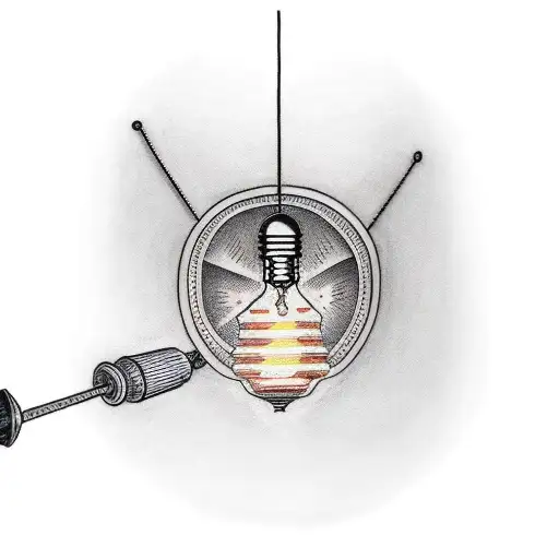 Lamp Inside A Open Book