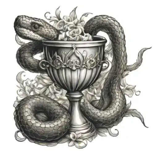 Snake In Chalice