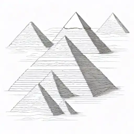 Pyramids Of Egypt Sand Sun Rising