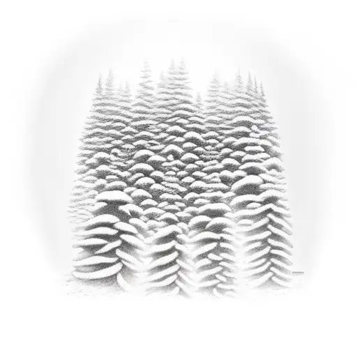 Dense Pine Forest Sleeve