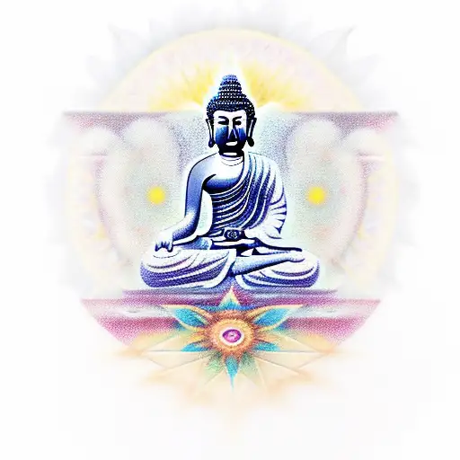 Buddha And Alignment Of Stars