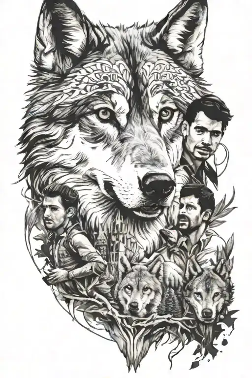 Yemen Heroes And Palestina W A Wolf And Pine