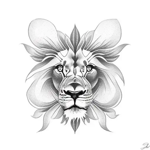 Lion Peony Butterfly