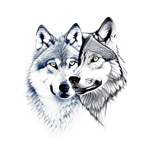 Wolf Pack Family Sleeve Black And Grey