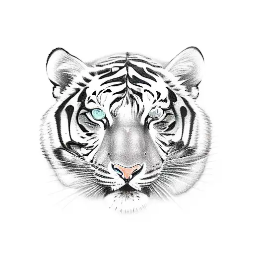 Philadelphia Tiger With Glowing Eys