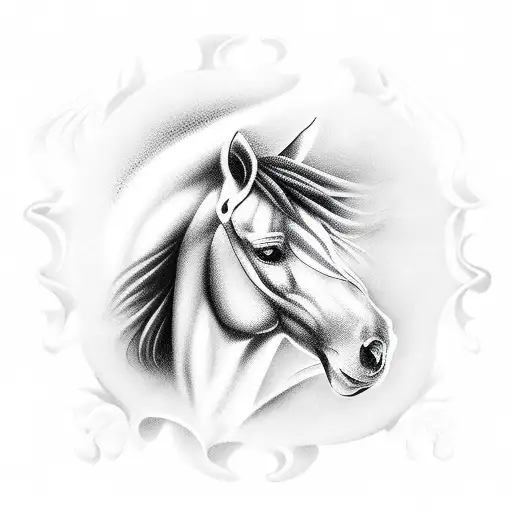 Chess Horse Combined With Something About Tennis And Mixed With Medicine