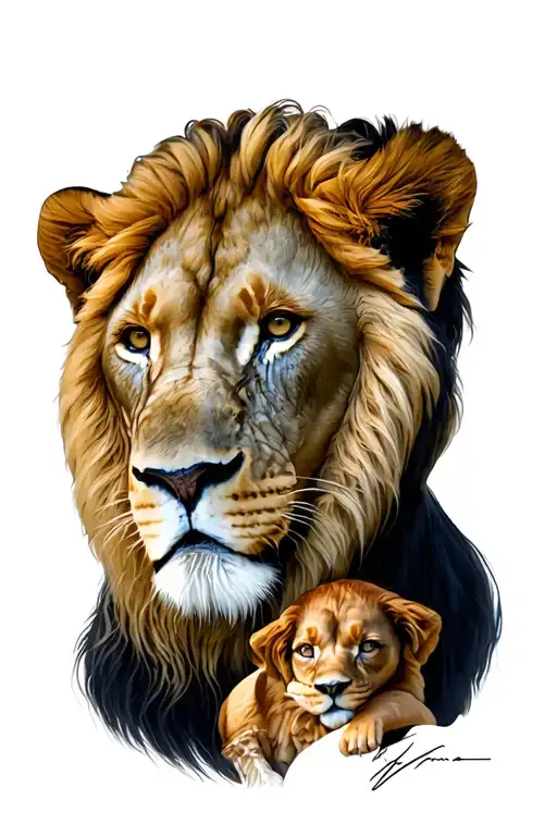 Leone With 2 Children