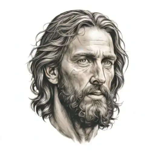 Hyper Realistic Portrait Of Jesus Christ