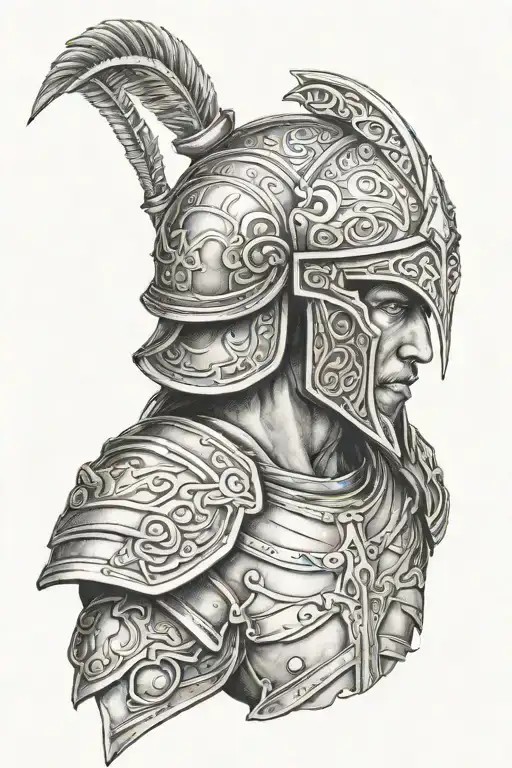 Warrior Man Leather Armour