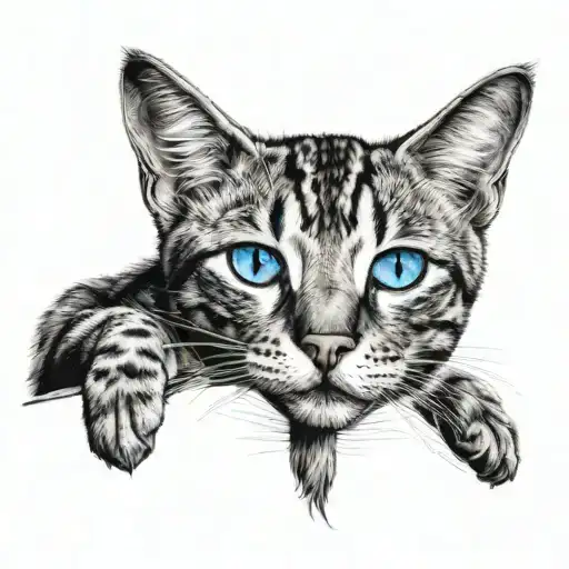 My Favorite Cat With Blue Eyes