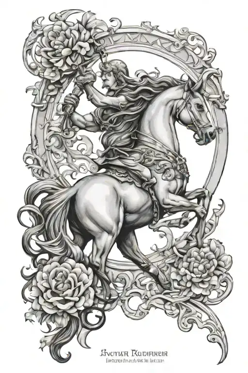 Zodiac Sign Sagittarius With Roman Numerals 2003 Roman Numerals