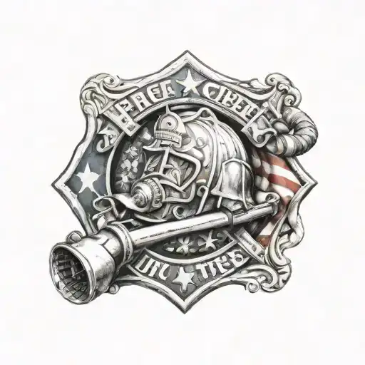 Half Firefighter Half United States Marine