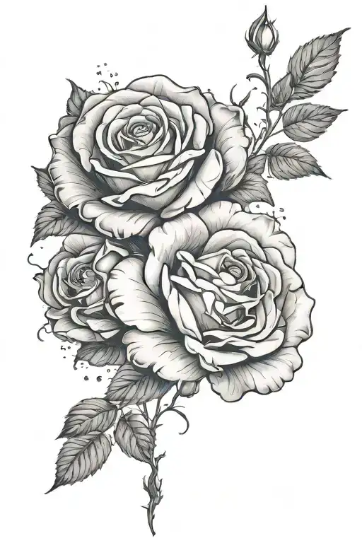 Color Infused Water Roses With Black And Grey Background Floral