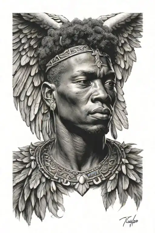 Male African Angel