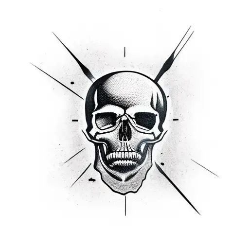 Gangster Skull For Hand Like A Mask