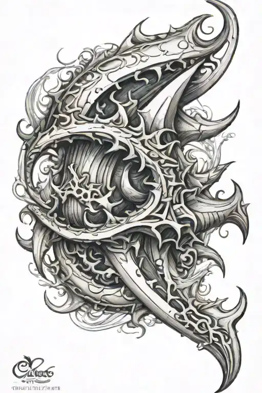 Ocean Trident With 3 Prongs