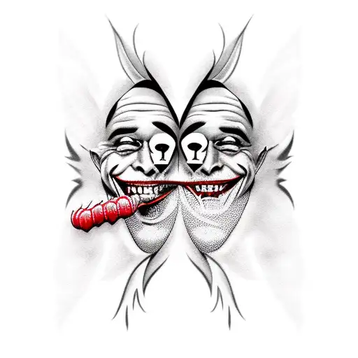 Only Mouth Of Joker Laugh