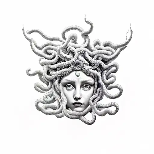 Medusa And The Goddess Themis