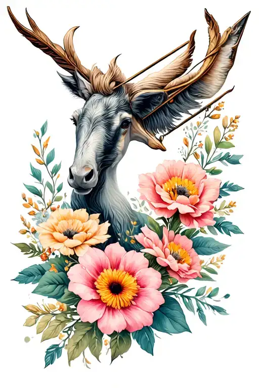 Flowers And Sagittarius