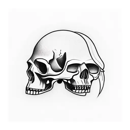 Astronaut Visor Skull