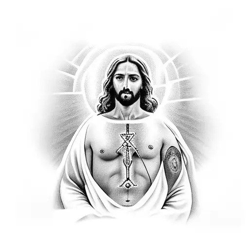 Jesus With Moob