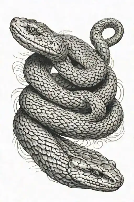 Snake Coiled
