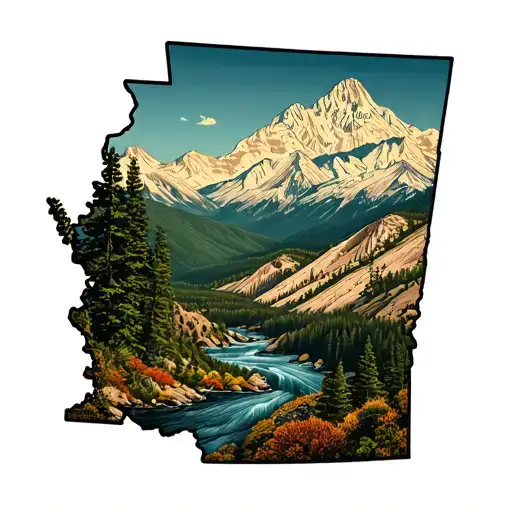 Idaho Utah Pennsylvania California State Outline