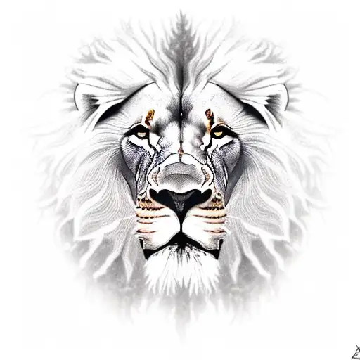 Lion Of Judah With Mountain Backdrop