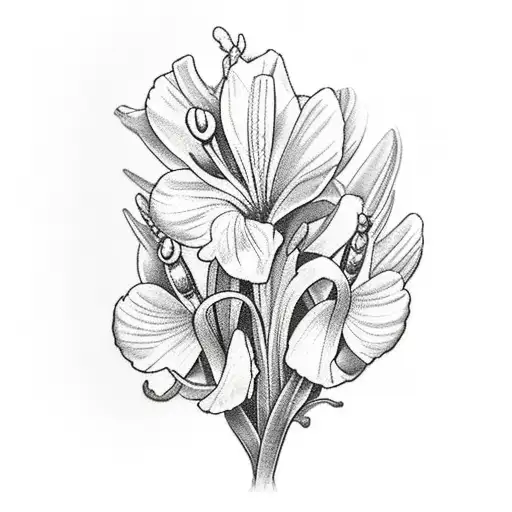 Daisy Larkspur Gladiolus