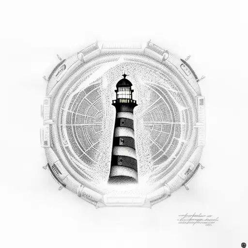 Lighthouse In Space