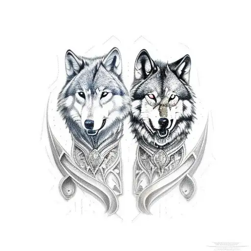 Elvin Armor With Wolf On Arm