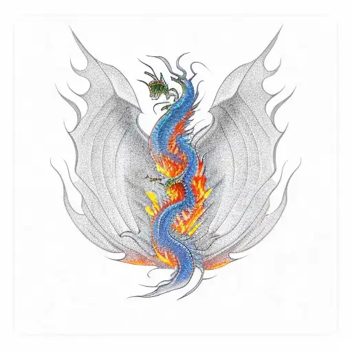 Fire Dragon Phoenix