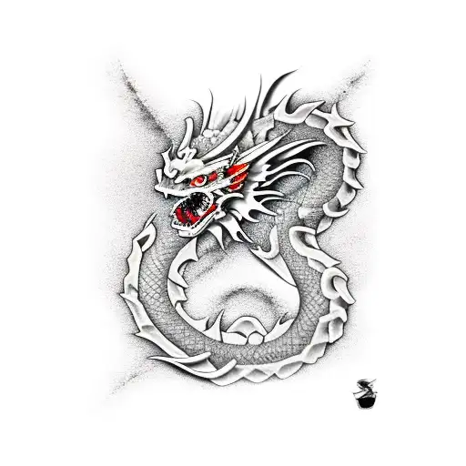 Japanese Dragon Sleve
