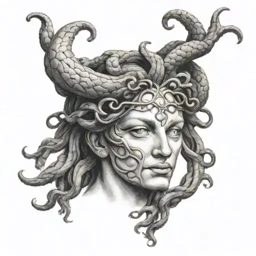 Medusa Virgo Ox Head