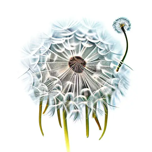 Dandelion And The Stem Has The Word Steele