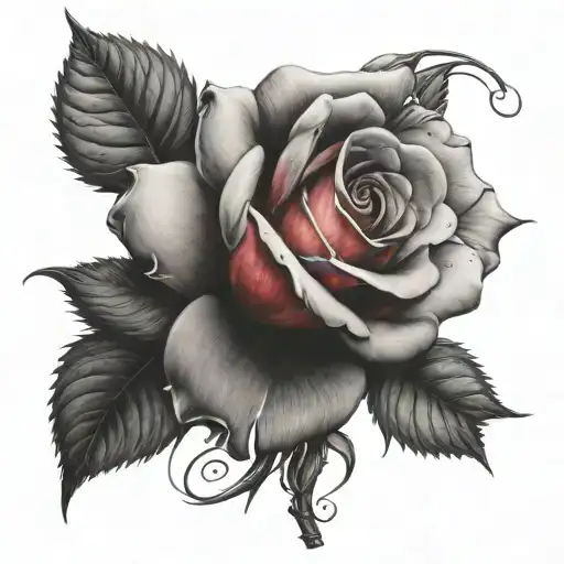 Growing Rose Blooming