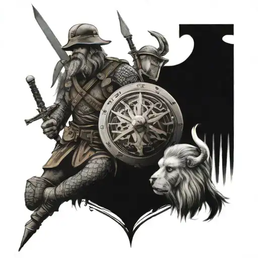 Sapper And Vegvisir And Valkyrie