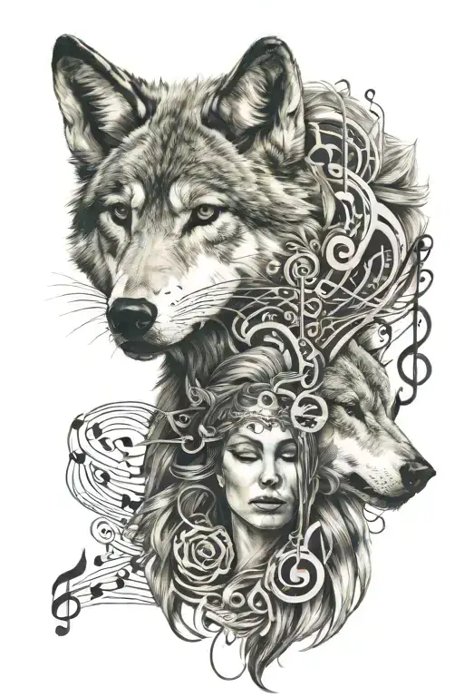 Wolf And A Woman Woman Music Notes