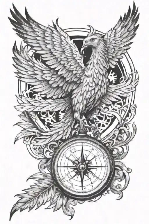 Phoenix Holding A Compass