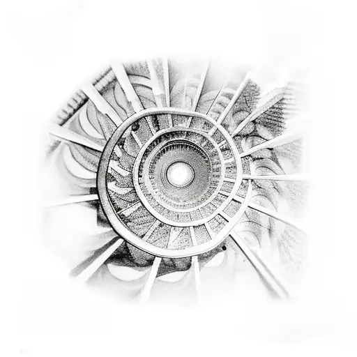 Spiral Staircase To Heaven With Angels