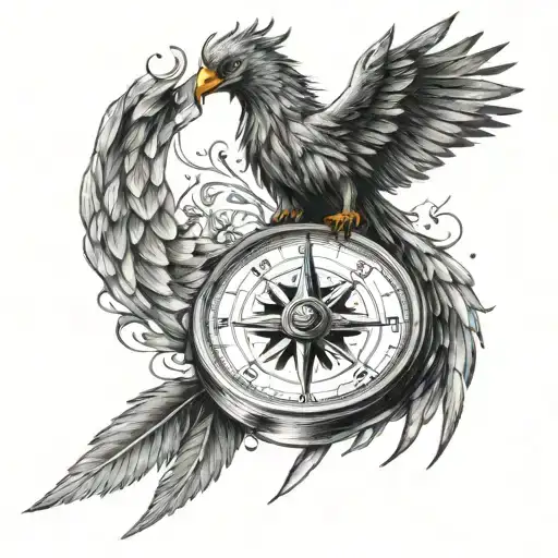 Phoenix Holding A Compass