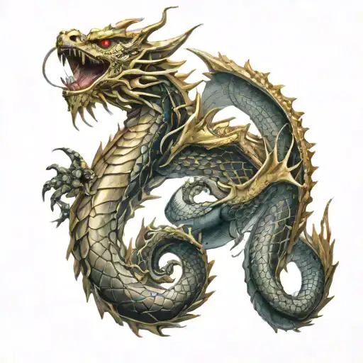 Golden Dragon And Shellback Combined