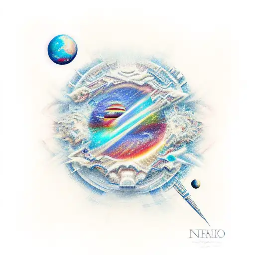 Abstract Surrealism In Space Adhd