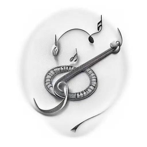 Lasso With A Music Note