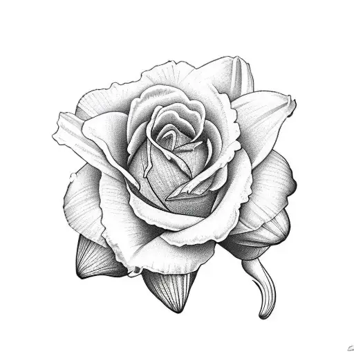 Daffodil Rose Violet Lily