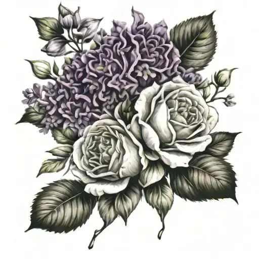 January February September October December Birth Flowers Bouquet