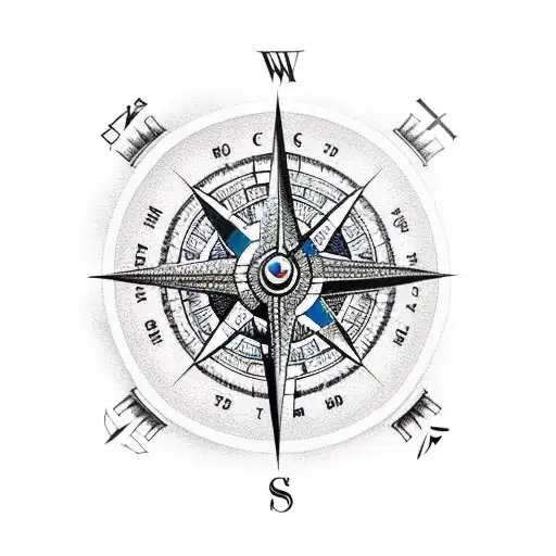 Compass With Clock Combine