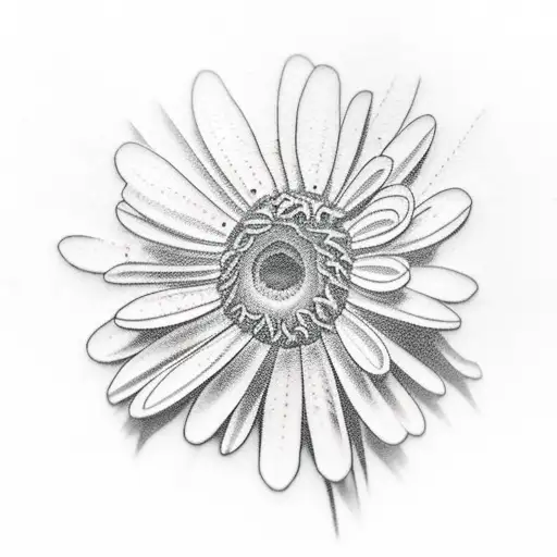 Racoon Sitting With A Daisy