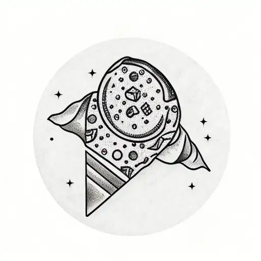 Space Ship Abducting Pizza